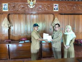 PENYERAHAN BERITA ACARA  SPPT DAN DAFTAR POKOK KETETAPAN PADUKUHAN  PBB -P2 TAHUN 2026